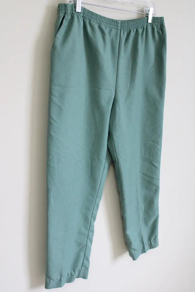 Alfred Dunner Earrings Alfred Dunner Green Pants 14 Petite