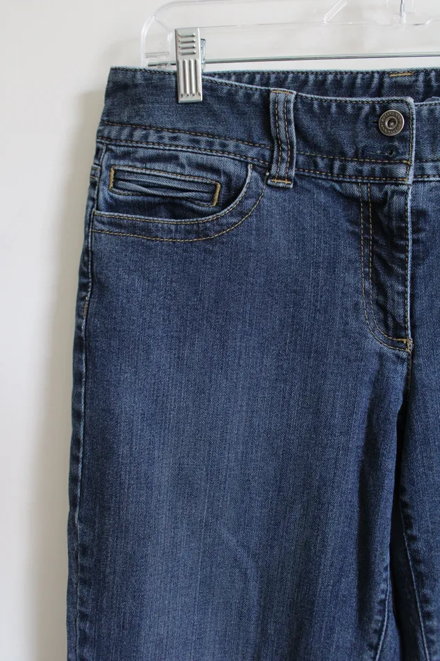 Earrings Ann Taylor LOFT Ann Taylor Curvy Fit LowOnWaist Denim Capri 8