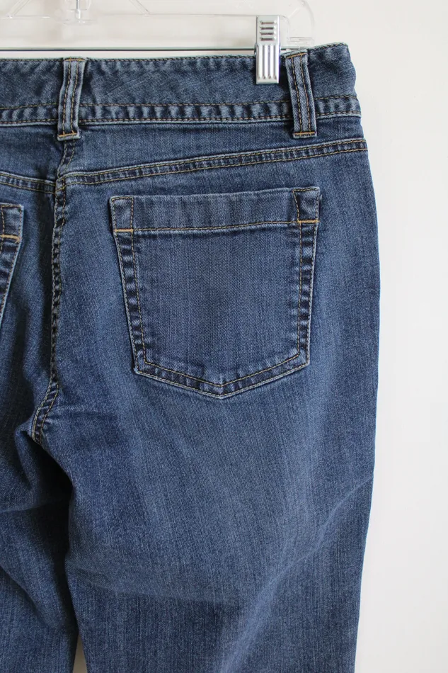 Earrings Ann Taylor LOFT Ann Taylor Curvy Fit LowOnWaist Denim Capri 8