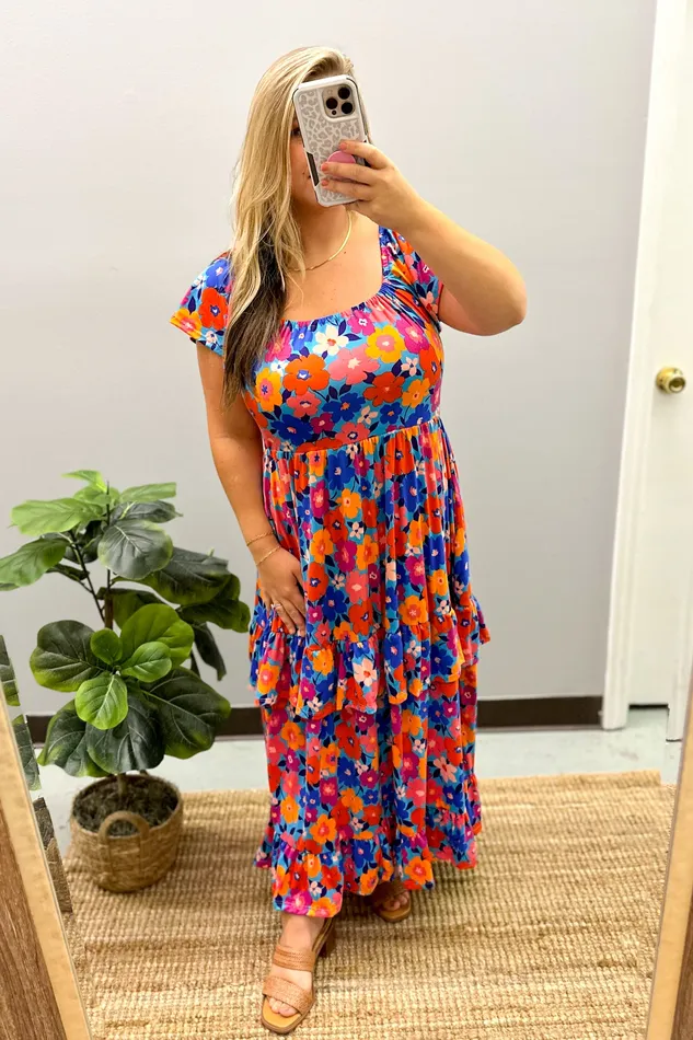 Haptics Rings Its Your Day Floral Maxi Dress