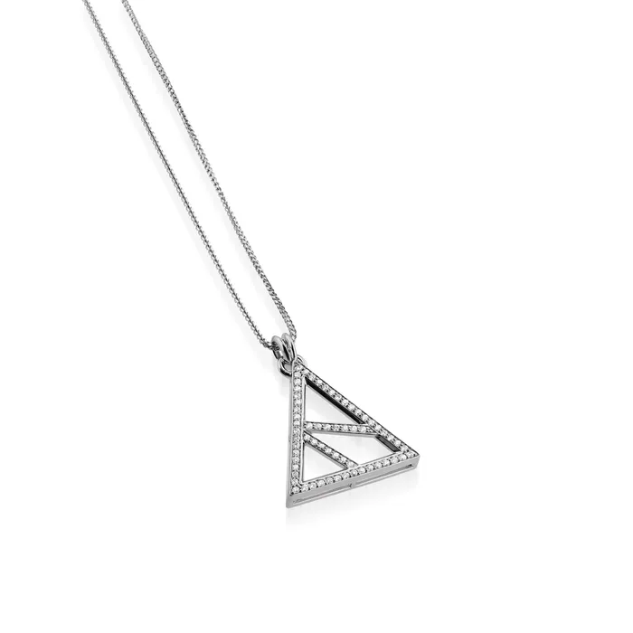 John Atencio Necklaces Essence Iconic Triangle Diamond Pendant