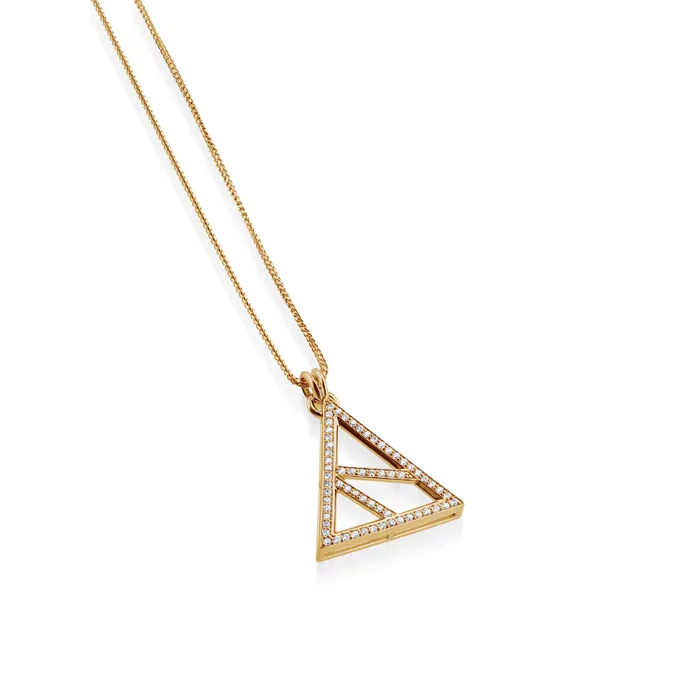 John Atencio Necklaces Essence Iconic Triangle Diamond Pendant