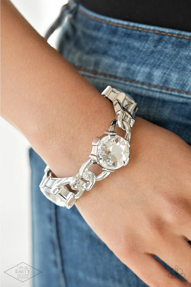 Light Up The Room White Paparazzi Accessories Necklaces