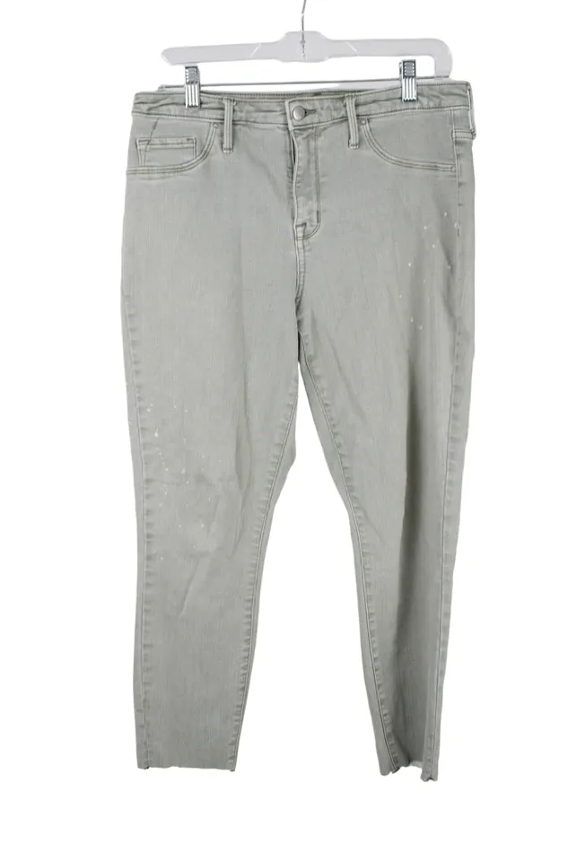 Mossimo Supply Co Mossimo High Rise Sage Green Skinny Jeans 12 Earrings
