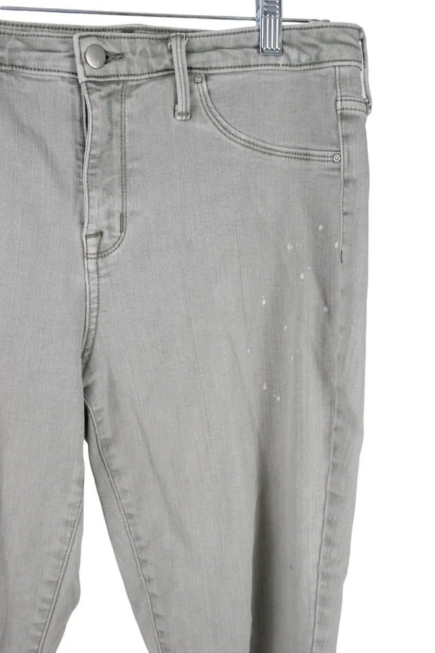 Mossimo Supply Co Mossimo High Rise Sage Green Skinny Jeans 12 Earrings