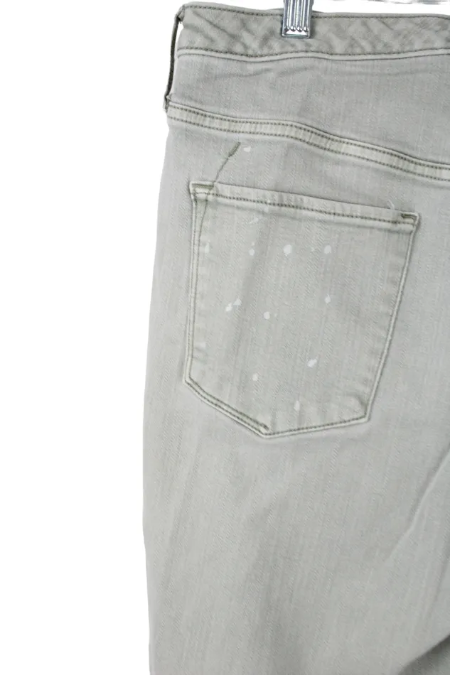 Mossimo Supply Co Mossimo High Rise Sage Green Skinny Jeans 12 Earrings