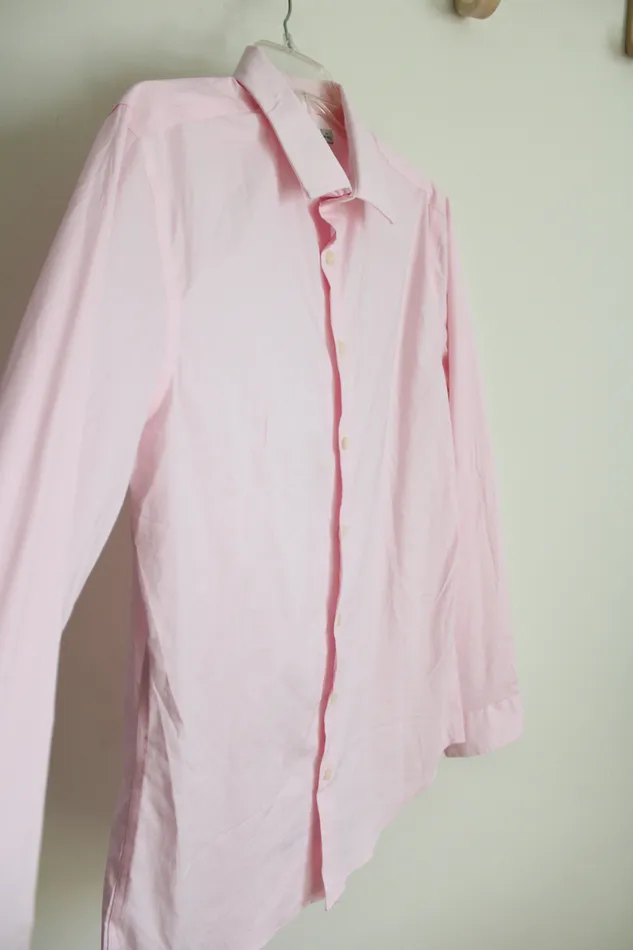 Necklaces Goodfellow Goodfellow Light Pink Button Down Slim Fit Shirt M
