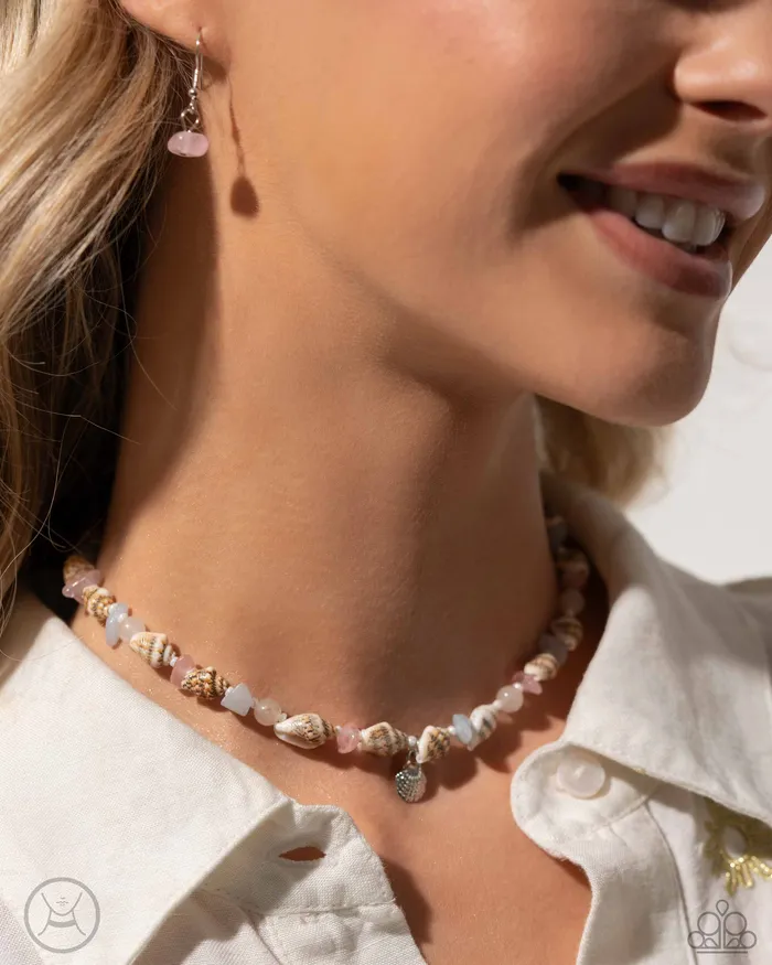 Paparazzi Accessories SANDsational Season Pink Earrings