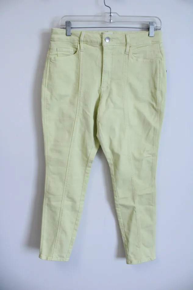 Universal Thread Earrings NEW Universal Threads Neon Yellow High Rise Skinny Jeans 8