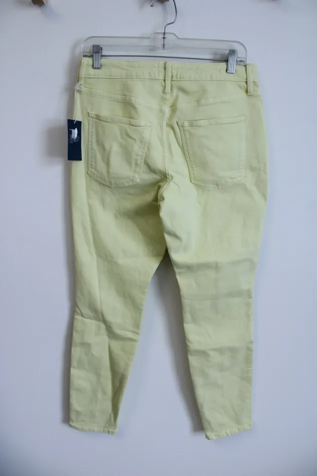 Universal Thread Earrings NEW Universal Threads Neon Yellow High Rise Skinny Jeans 8