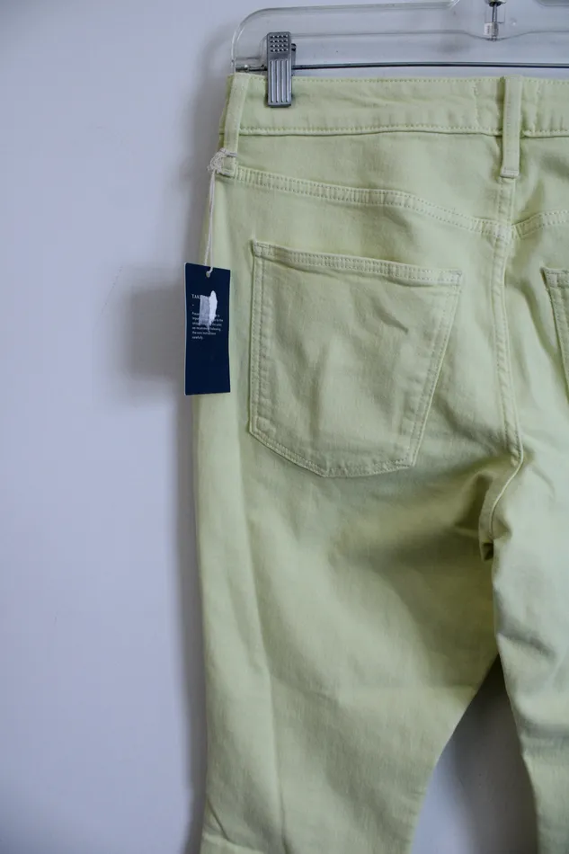 Universal Thread Earrings NEW Universal Threads Neon Yellow High Rise Skinny Jeans 8