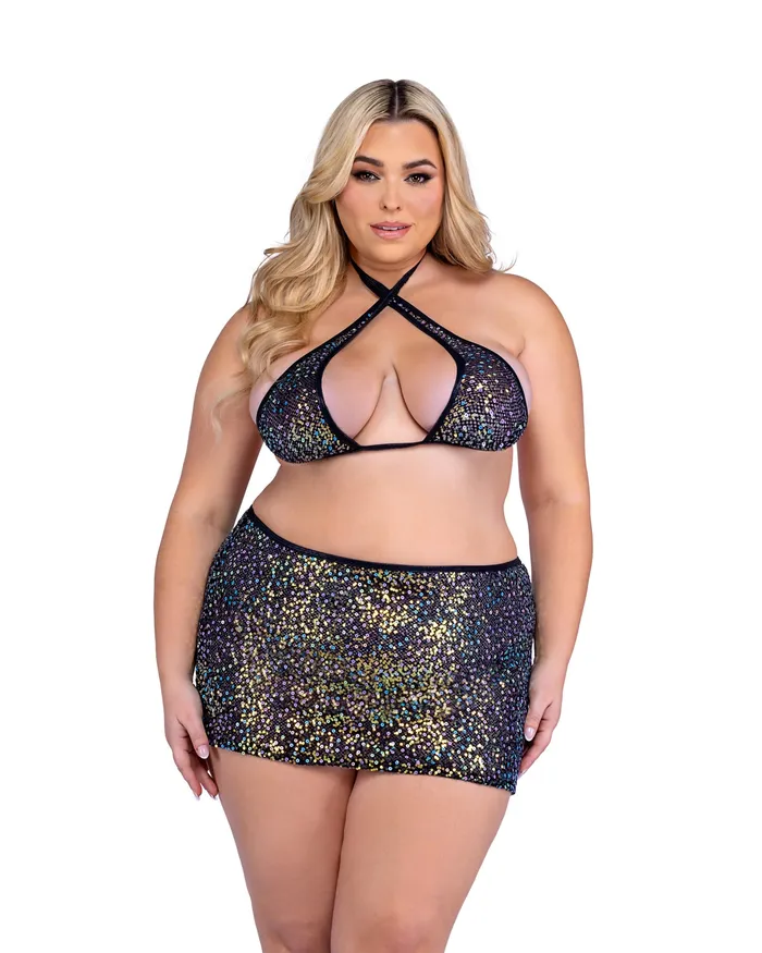 6434 Sequin Fishnet Skirt Roma Costume Inc Earrings 6434 Sequin Fishnet Skirt Roma Costume Inc Earrings