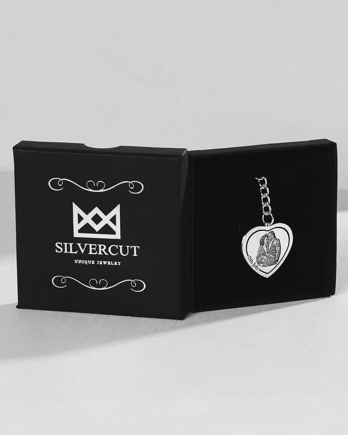 Silvercut Original Heart Keychain Necklaces Silvercut Original Heart Keychain Necklaces