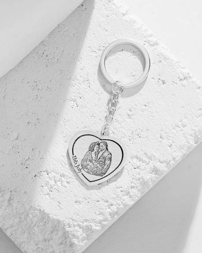 Silvercut Original Heart Keychain Necklaces Silvercut Original Heart Keychain Necklaces