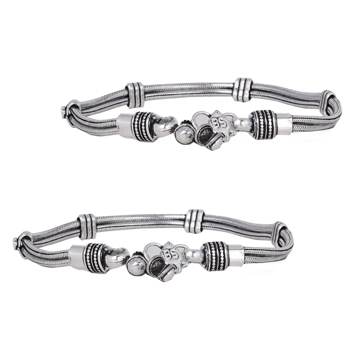 Teejh Rings Teejh Chirasvi Silver Oxidised Anklets