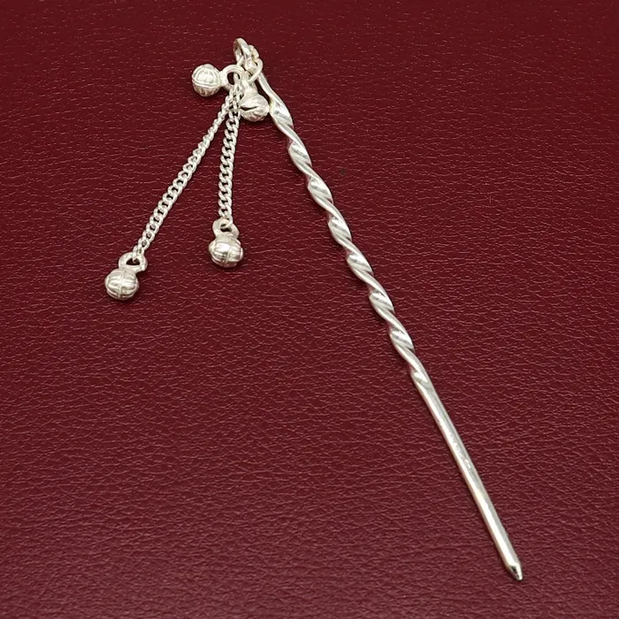 45 inches long handmade solid sterling silver eyeliner stick kajal sticks surma stick fabulous brides vintage style gift su399 TRIBAL ORNAMENTS Necklaces