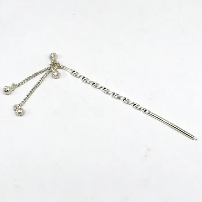 45 inches long handmade solid sterling silver eyeliner stick kajal sticks surma stick fabulous brides vintage style gift su399 TRIBAL ORNAMENTS Necklaces
