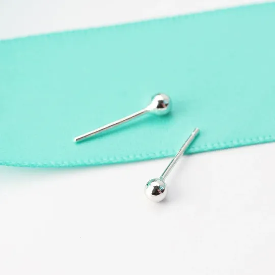 925 sterling silver Tiny Ball Stud Earrings Jewelvers Earrings 925 sterling silver Tiny Ball Stud Earrings Jewelvers Earrings