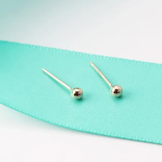 925 sterling silver Tiny Ball Stud Earrings Jewelvers Earrings 925 sterling silver Tiny Ball Stud Earrings Jewelvers Earrings
