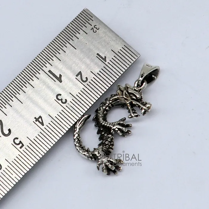 925 sterling silver unique Dragon design pendant silver trendy pendant necklace silver unisex cultural designer jewelry nsp642 TRIBAL ORNAMENTS Necklaces 925 sterling silver unique Dragon design pendant silver trendy pendant necklace silver unisex cultural designer jewelry nsp642 TRIBAL ORNAMENTS Necklaces