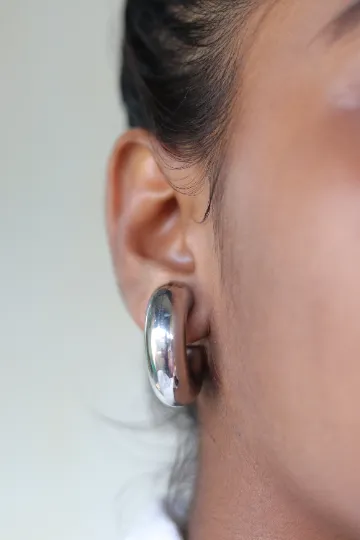 Earrings Jewelvers Silver Hollow Hoop Earrings Earrings Jewelvers Silver Hollow Hoop Earrings
