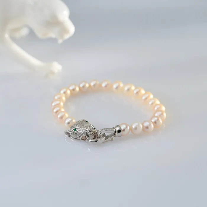 Freshwater Pearl Bracelet WB00136 SAFARI Pearly Lustre Bracelets
