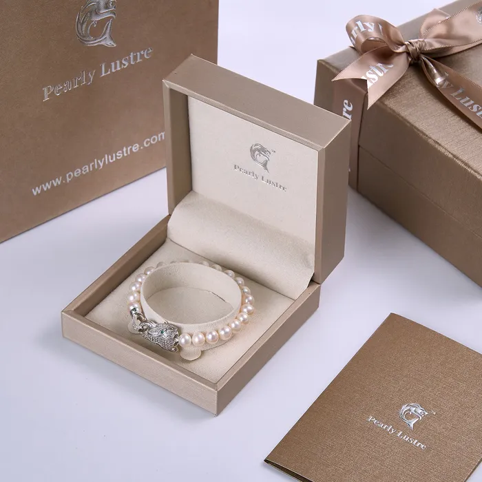 Freshwater Pearl Bracelet WB00136 SAFARI Pearly Lustre Bracelets