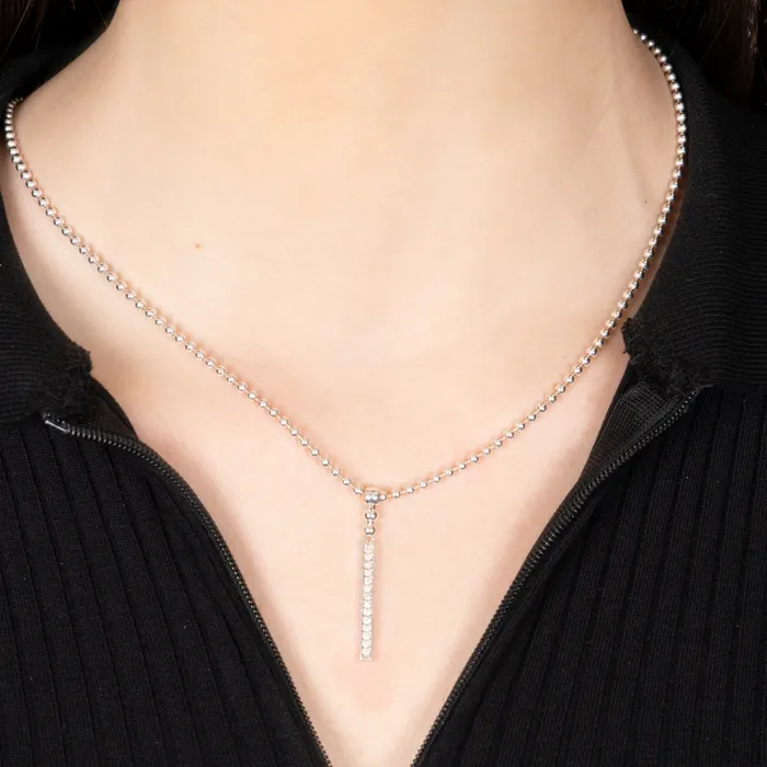 Necklaces Lagos PreOwned Lagos Diamond Caviar Spark Pendant
