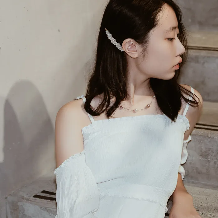 Necklaces Passion for Life Freshwater Pearl Hairwear HW00023 Pearly Lustre