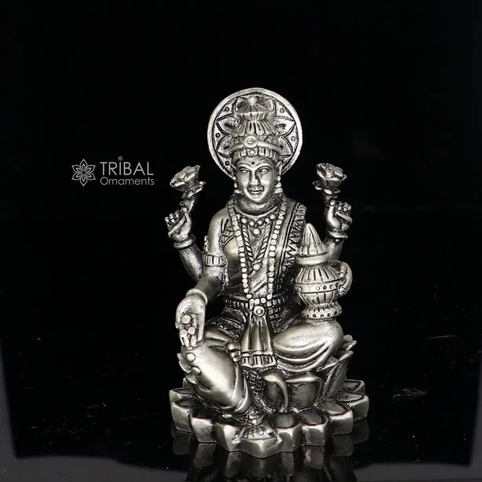 Necklaces TRIBAL ORNAMENTS 25 Goddess Lakshmi Divine statue figurine for pujabest way for Diwali festival puja or worshipping for wealth and prosperity art667 Necklaces TRIBAL ORNAMENTS 25 Goddess Lakshmi Divine statue figurine for pujabest way for Diwali festival puja or worshipping for wealth and prosperity art667