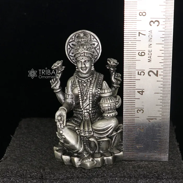Necklaces TRIBAL ORNAMENTS 25 Goddess Lakshmi Divine statue figurine for pujabest way for Diwali festival puja or worshipping for wealth and prosperity art667 Necklaces TRIBAL ORNAMENTS 25 Goddess Lakshmi Divine statue figurine for pujabest way for Diwali festival puja or worshipping for wealth and prosperity art667