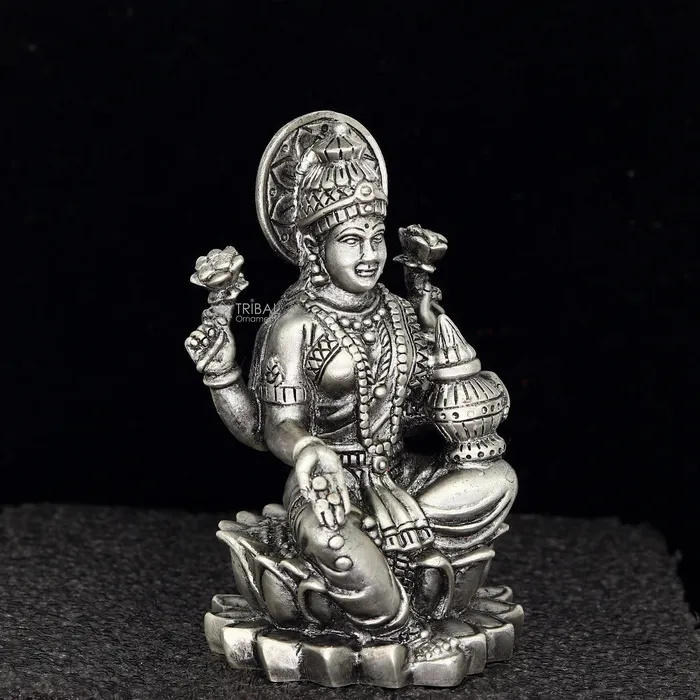 Necklaces TRIBAL ORNAMENTS 25 Goddess Lakshmi Divine statue figurine for pujabest way for Diwali festival puja or worshipping for wealth and prosperity art667 Necklaces TRIBAL ORNAMENTS 25 Goddess Lakshmi Divine statue figurine for pujabest way for Diwali festival puja or worshipping for wealth and prosperity art667