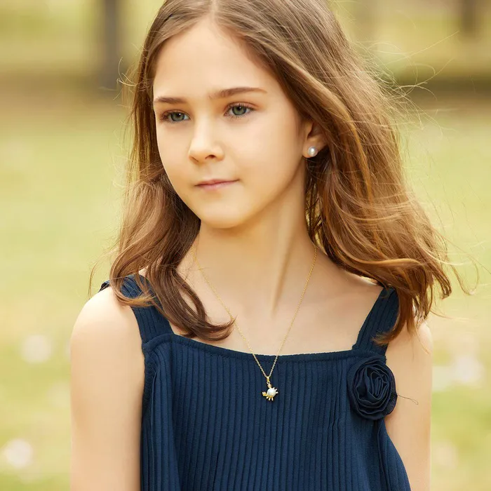 Pearly Lustre Necklaces Top Grade Freshwater Pearl Necklace WN00022 CRAB