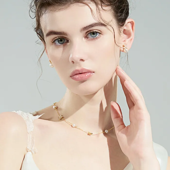 Top Grade Freshwater Pearl Necklace WN00564 EVERLEAF Pearly Lustre Necklaces