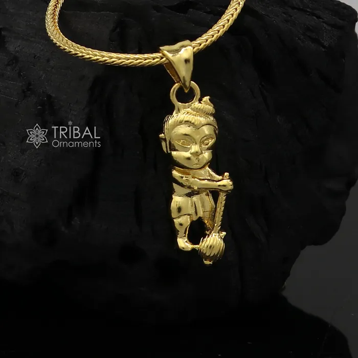 TRIBAL ORNAMENTS 925 sterling silver or gold polished handmade Lord bal hanuman design stylish pendant nsp887 Necklaces TRIBAL ORNAMENTS 925 sterling silver or gold polished handmade Lord bal hanuman design stylish pendant nsp887 Necklaces