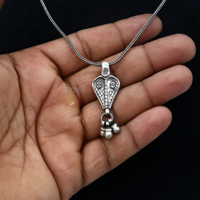 TRIBAL ORNAMENTS Necklaces 925 sterling silver unique india vintage design cultural pendant amazing pendant jewelry tribal jewellery nsp840 TRIBAL ORNAMENTS Necklaces 925 sterling silver unique india vintage design cultural pendant amazing pendant jewelry tribal jewellery nsp840