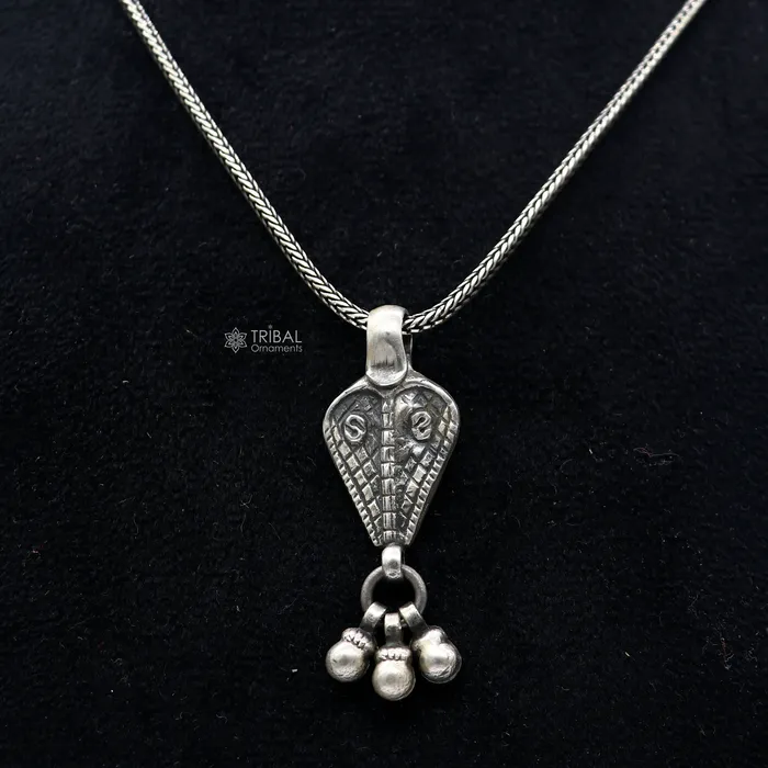 TRIBAL ORNAMENTS Necklaces 925 sterling silver unique india vintage design cultural pendant amazing pendant jewelry tribal jewellery nsp840 TRIBAL ORNAMENTS Necklaces 925 sterling silver unique india vintage design cultural pendant amazing pendant jewelry tribal jewellery nsp840