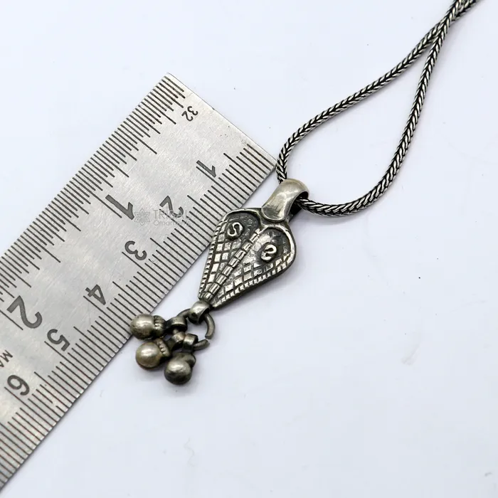 TRIBAL ORNAMENTS Necklaces 925 sterling silver unique india vintage design cultural pendant amazing pendant jewelry tribal jewellery nsp840 TRIBAL ORNAMENTS Necklaces 925 sterling silver unique india vintage design cultural pendant amazing pendant jewelry tribal jewellery nsp840