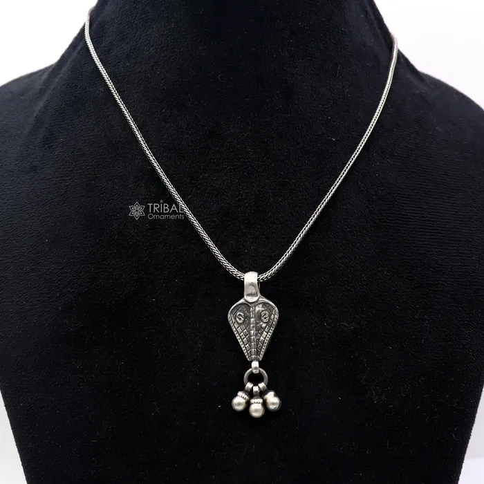 TRIBAL ORNAMENTS Necklaces 925 sterling silver unique india vintage design cultural pendant amazing pendant jewelry tribal jewellery nsp840 TRIBAL ORNAMENTS Necklaces 925 sterling silver unique india vintage design cultural pendant amazing pendant jewelry tribal jewellery nsp840