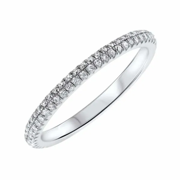18kt White Gold Diamond Eternity Band 050ct KR06025B2 Diamond Source NYC Rings