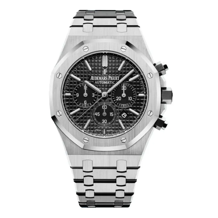 Audemars Piguet Audemars Piguet Royal Oak Selfwinding Chronograph 41mm Mens Watch Ref 26320STOO1220ST01 Black Dial Stainless Steel Bracelet Bracelets Audemars Piguet Audemars Piguet Royal Oak Selfwinding Chronograph 41mm Mens Watch Ref 26320STOO1220ST01 Black Dial Stainless Steel Bracelet Bracelets