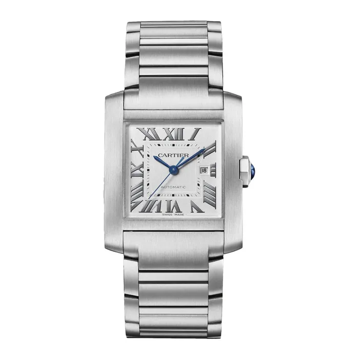 Bracelets Cartier Cartier Tank Francaise 367mm Watch Ref WSTA0067 Silver Roman Dial Stainless Steel Bracelet Bracelets Cartier Cartier Tank Francaise 367mm Watch Ref WSTA0067 Silver Roman Dial Stainless Steel Bracelet