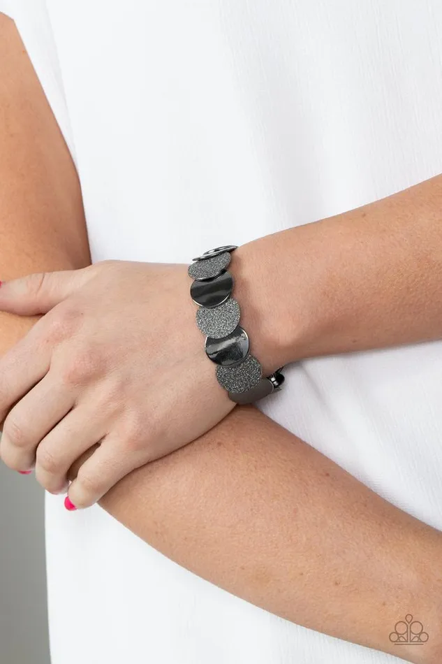 Bracelets Paparazzi Bracelet Demurely Disco Black Paparazzi Jewelry