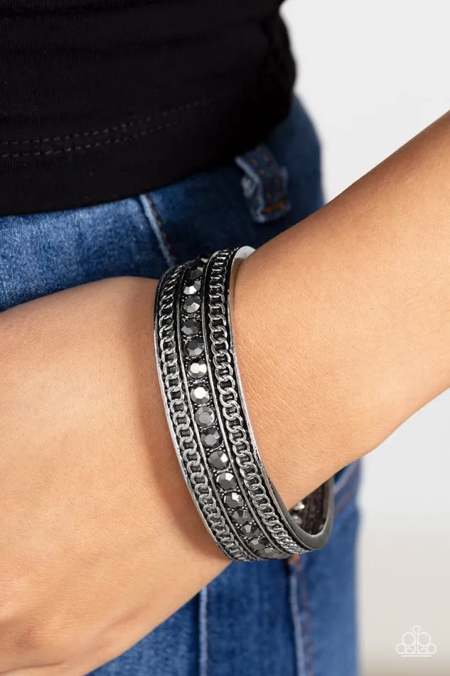 Bracelets Paparazzi Bracelet Grit Goals Silver Paparazzi Jewelry