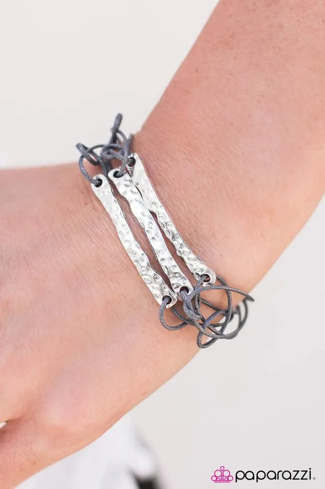 Bracelets Paparazzi Bracelet Home Plate Silver Paparazzi Jewelry