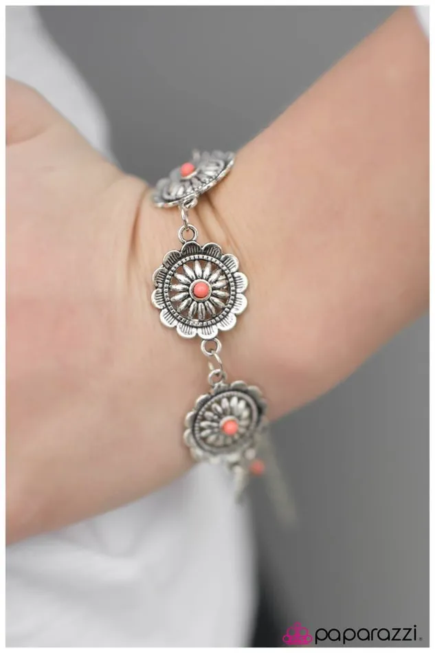 Bracelets Paparazzi Bracelet Mississippi Girl Orange Paparazzi Jewelry
