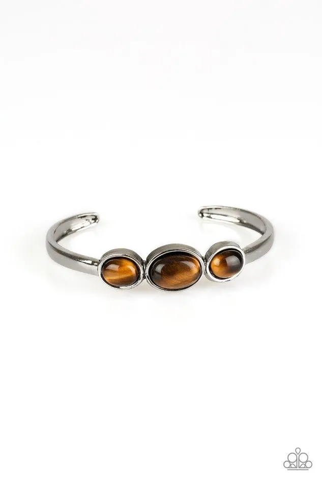 Bracelets Paparazzi Bracelet ROAM Rules Brown Paparazzi Jewelry