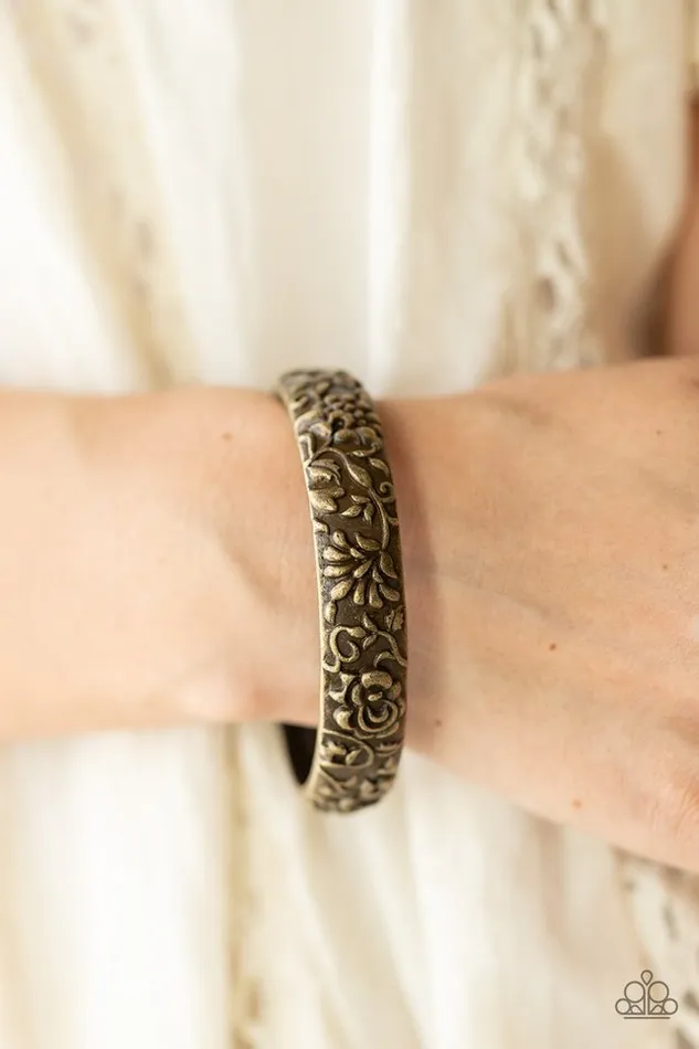 Bracelets Paparazzi Bracelet Victorian Meadow Brass Paparazzi Jewelry