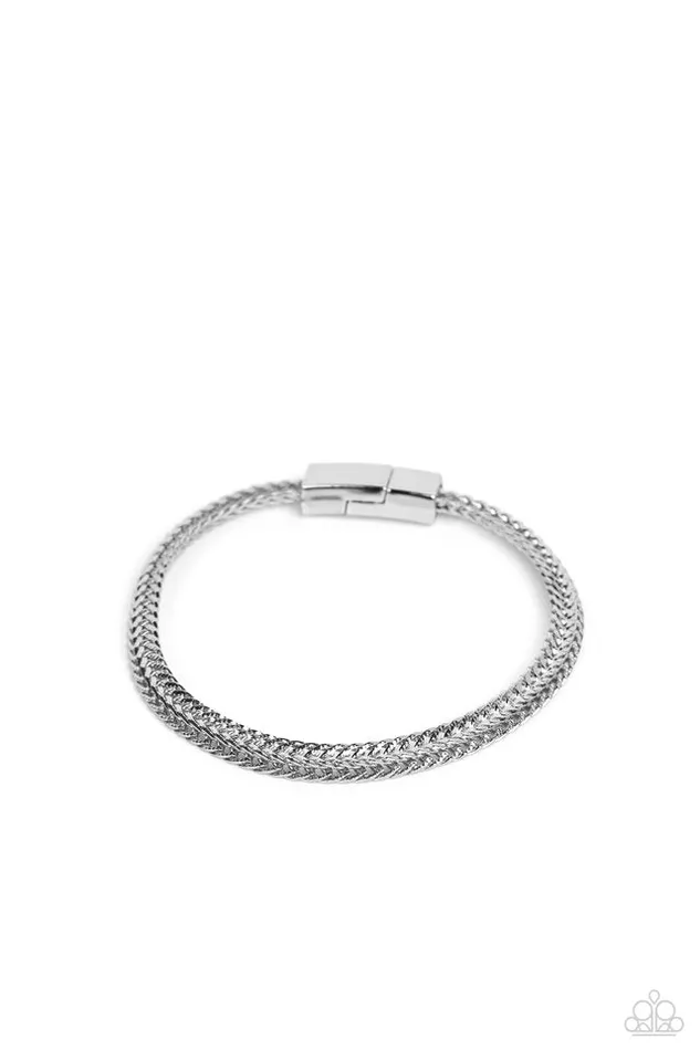 Bracelets Paparazzi Jewelry Paparazzi Bracelet Cable Train Silver Bracelets Paparazzi Jewelry Paparazzi Bracelet Cable Train Silver