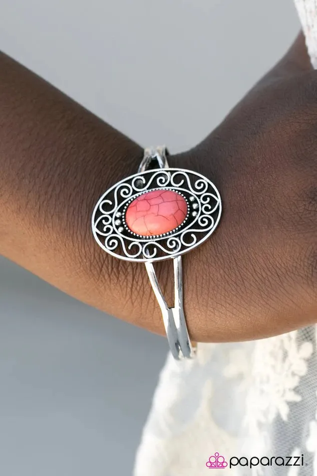 Bracelets Paparazzi Jewelry Paparazzi Bracelet I Have Mountains To Climb Orange